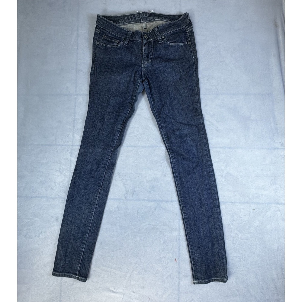 Bullhead Extreme Womens Solana Skinny Jeans Blue Denim Stretch Outdoor Size 5 L